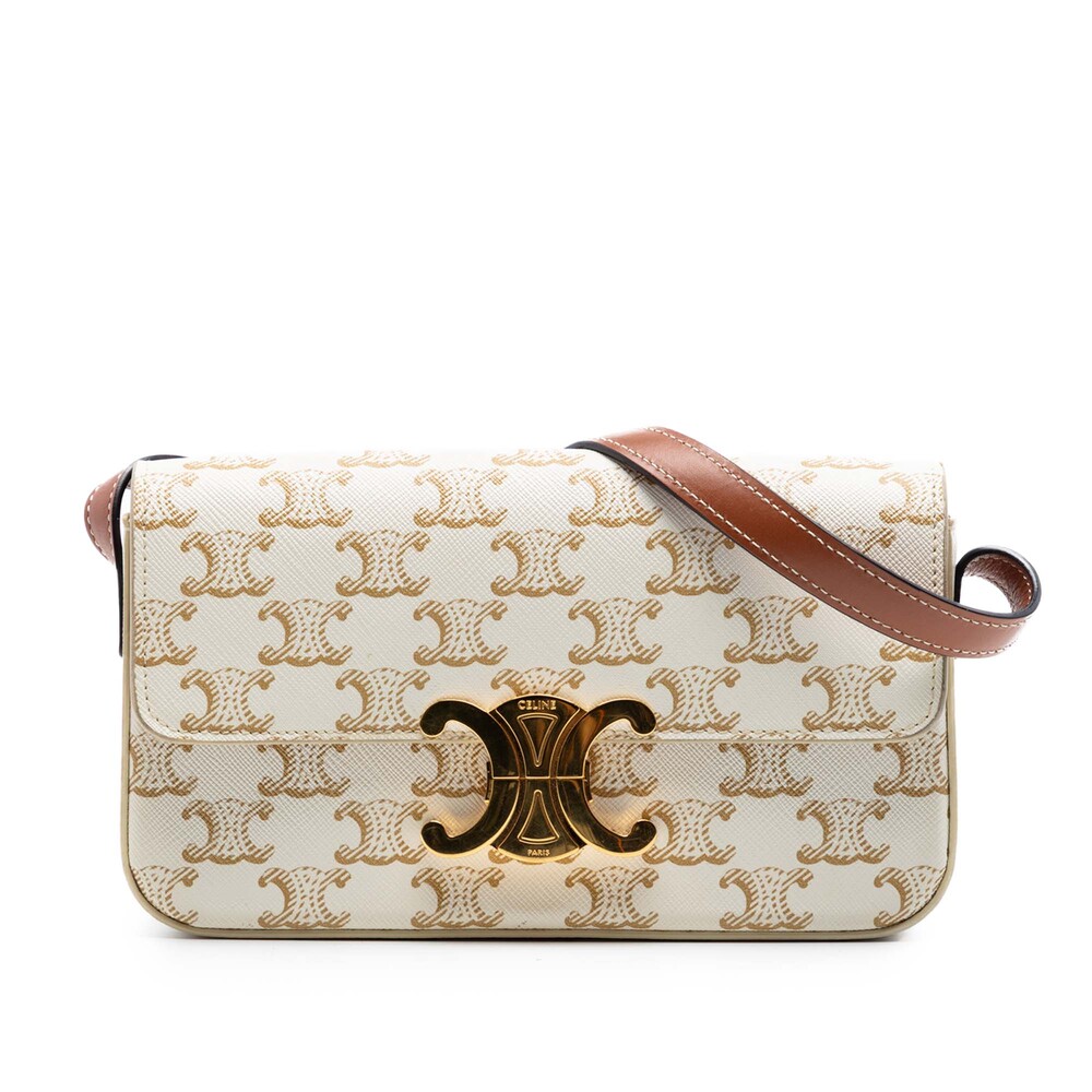 Celine Triomphe East-West Shoulder Bag #256354C18B